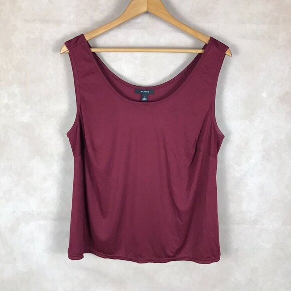 Alfani Tops - ALFANI Burgundy Smooth Camisole NEW Size 1X